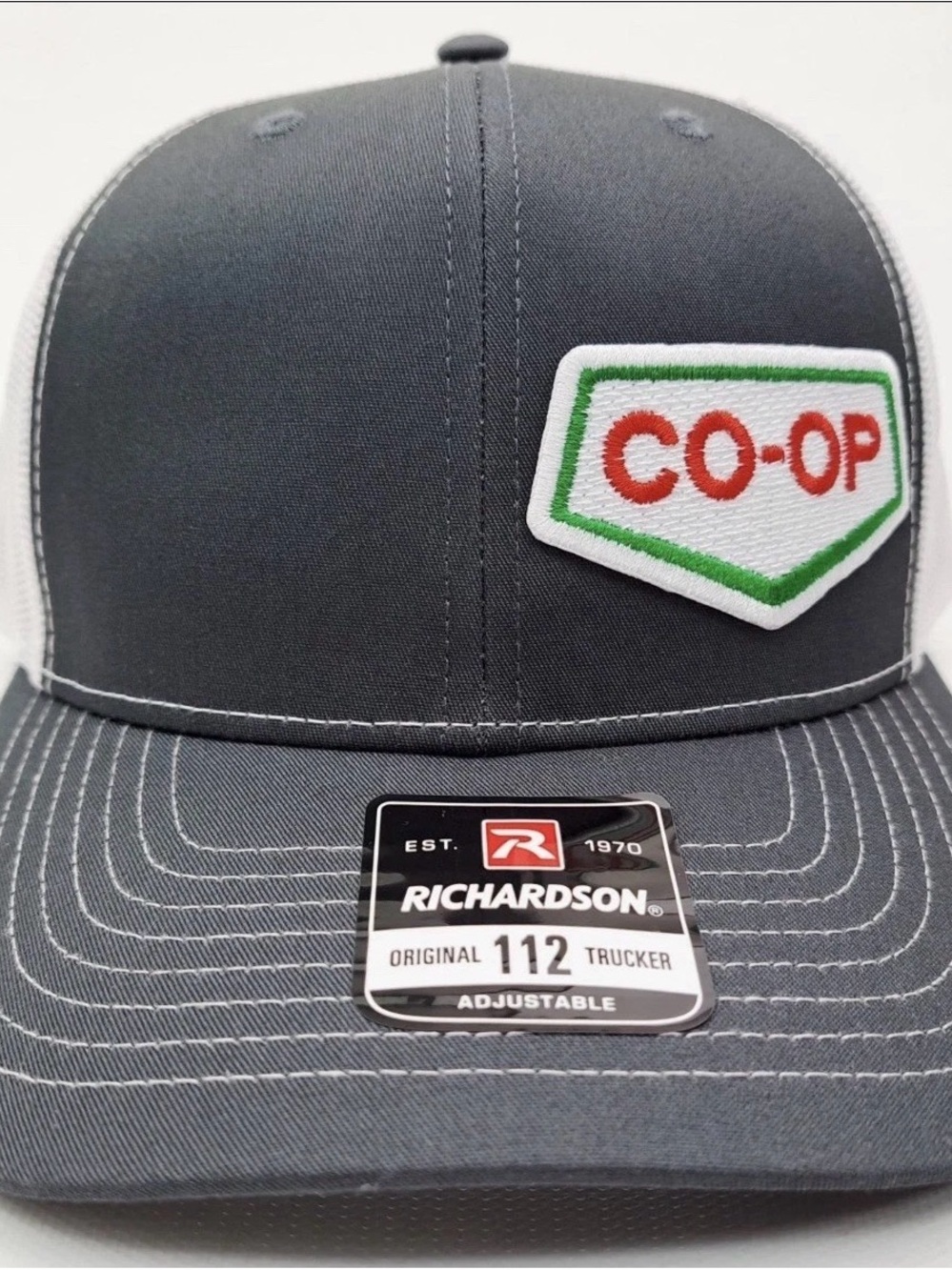 Co-Op Richardson 112 Trucker Cap Hat Mesh Snapback Embroidered Patch